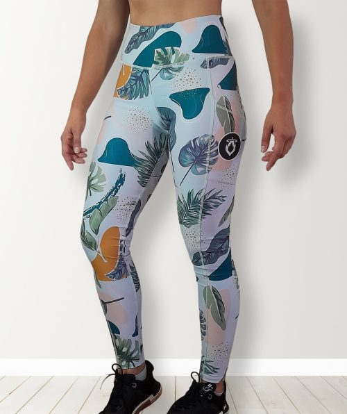 Pastel Palm Pocket Tight